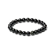 Black Obsidian Bracelet: Removes Negativity Love Rocks Bracelet